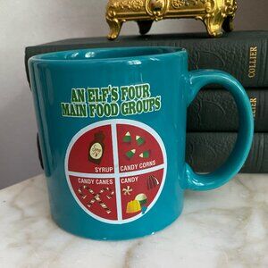 XL Christmas Elf Movie Mug Cup Elf Food Groups